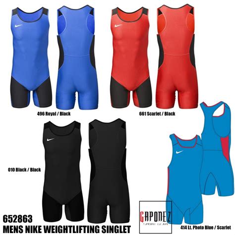 weightlifting singlet nike